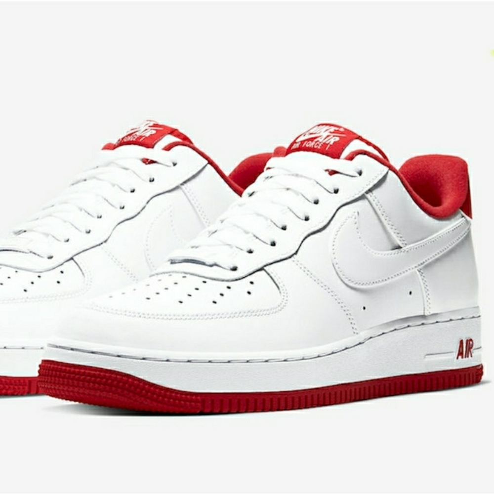 Air Force 1 Low WHT-UNIVERSITY/RED